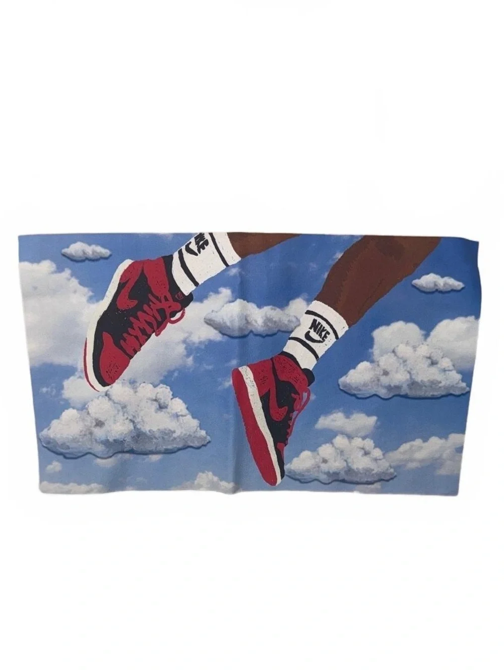 Jordan Graphic T-Shirt with Red Sneakers Print | Men’s XL